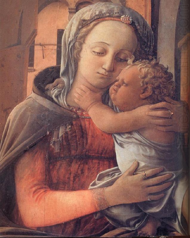 Fra Filippo Lippi Details of Madonna and Child Enthroned china oil painting image